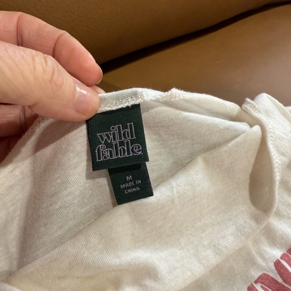 Wild Fable White Graphic Tank Top - Picture 2 of 4